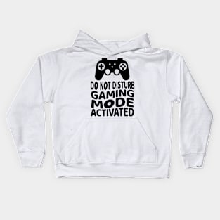 vinatge gamer do not disturb gaming mode activated Kids Hoodie